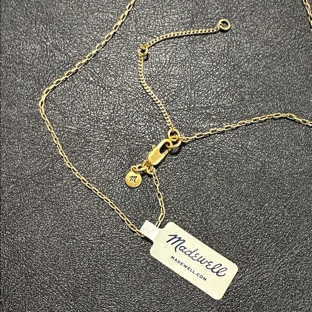 Madewell Color-block Acetate Spinning Disc Pendant Necklace - Picture 6 of 11